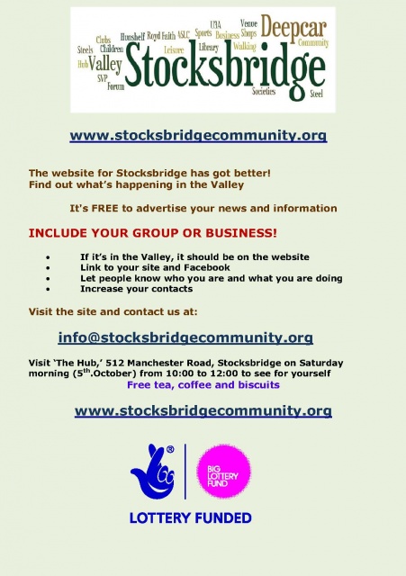SCF website flyer